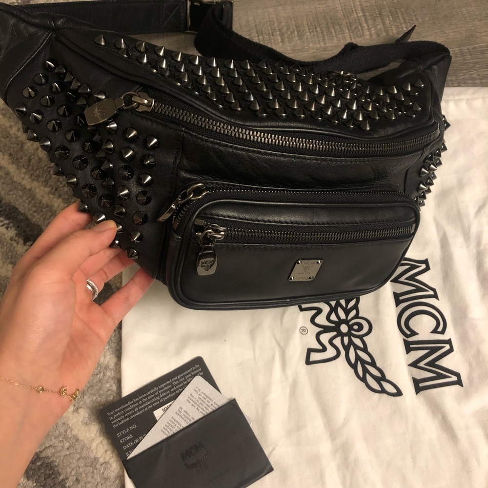 Authentic MCM belt bag